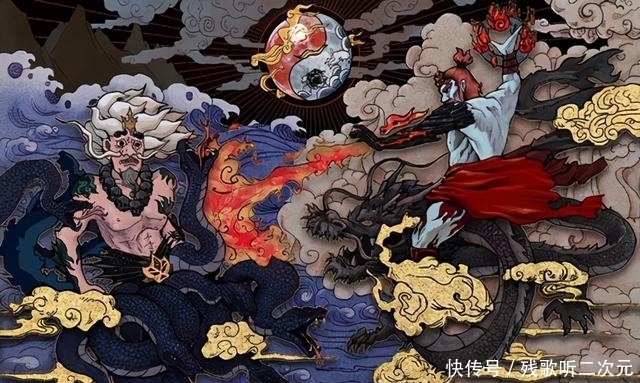 五彩石|神仙大历史(八)康回作乱水滔天,女娲祝融定乾坤,五彩石补苍穹