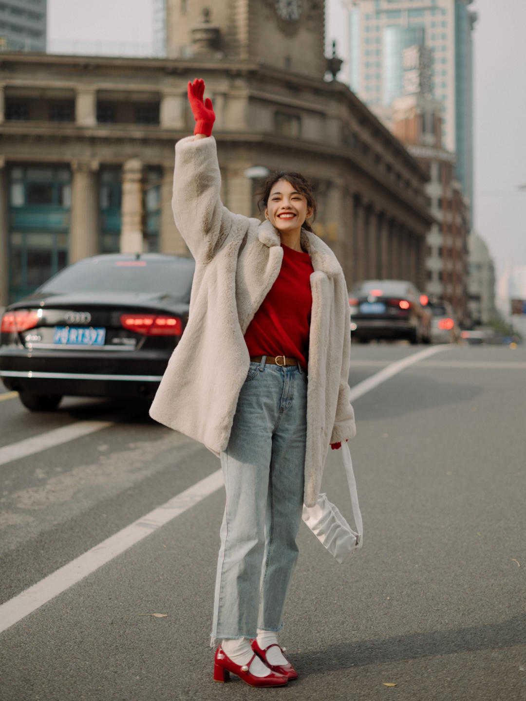 牛仔裤 入冬后,加绒裤又火了,贴身暖和又舒适,保暖又有气质