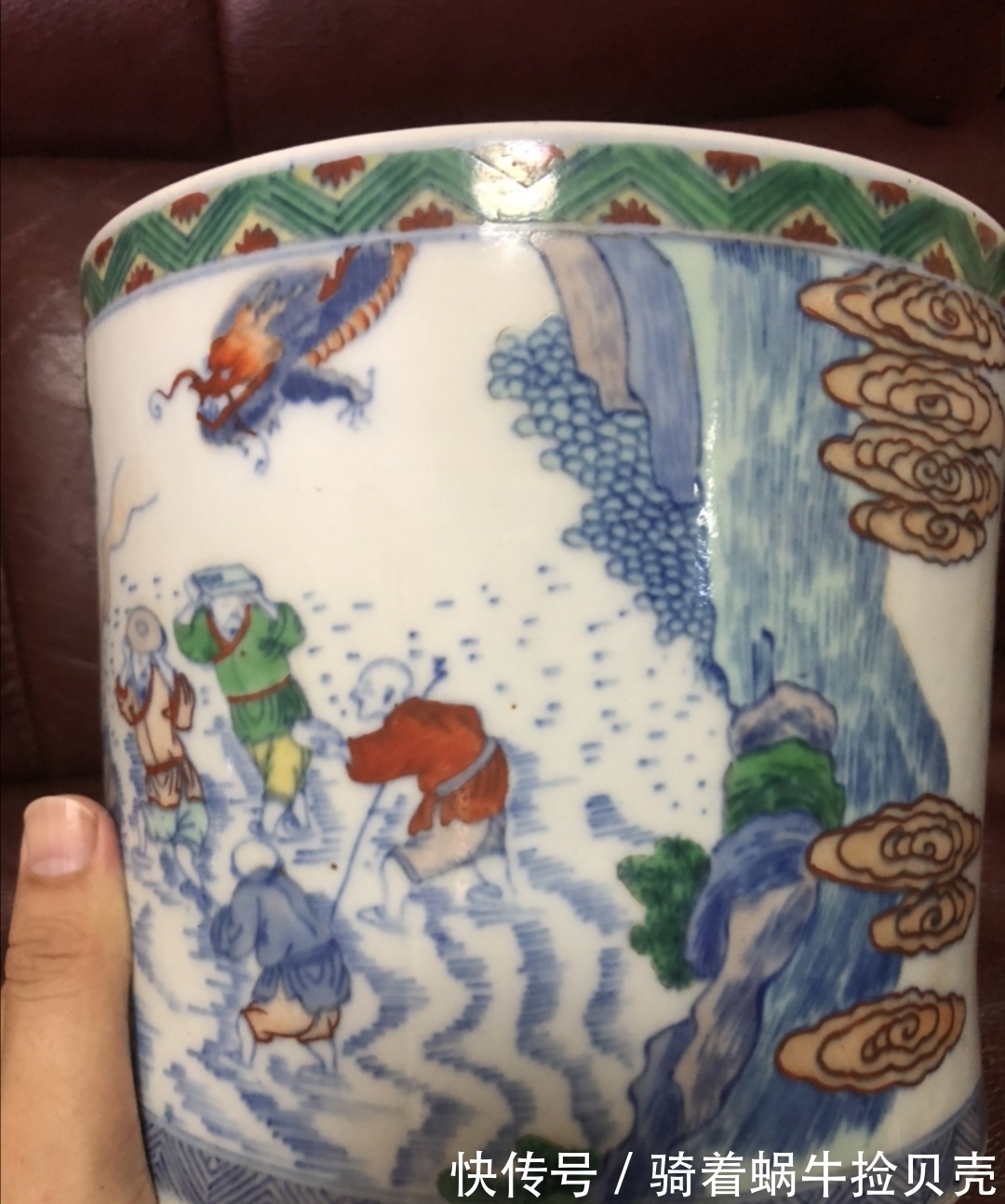 青花&崔凯：康熙斗彩笔筒？绘画不得劲！