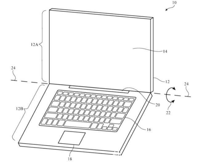 m传新MacBook Pro为刘海屏 苹果已申请相关专利