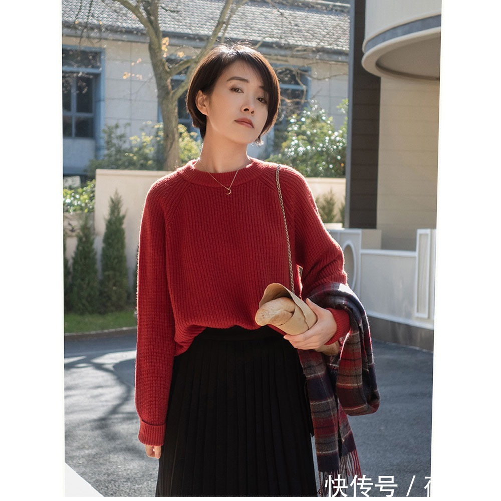 阔腿裤|针织衫很难穿出高级感?记住博主的这几招,不费力打造优雅魅力