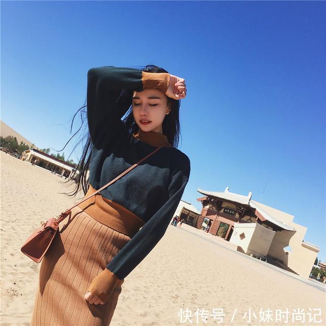 百搭|半高领毛衣,你的时髦必备