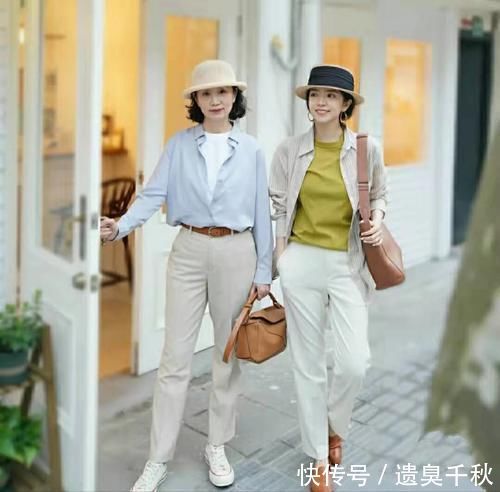时髦|58岁的三木妈妈又时髦了,穿五分裤戴帽子真洋气,好适合妈妈们学
