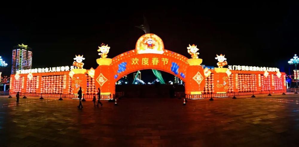 贝壳|玉门灯展高清大图，美翻啦~