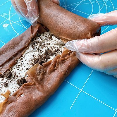 白砂糖|巧克力味千层毛巾卷