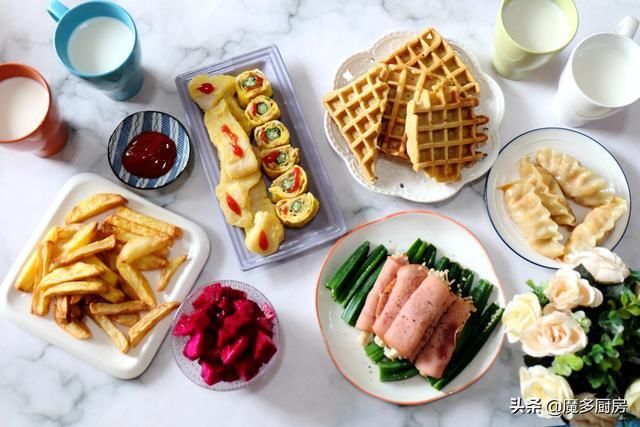 晒晒我家七天早餐，家里有孩子，从小培养吃早餐的好习惯