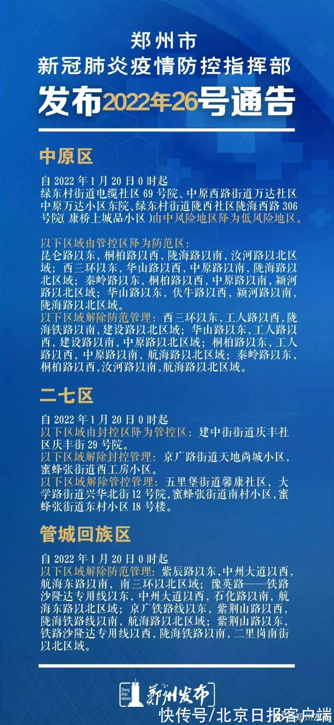 冠状|河南多地解除管控！郑州行程卡年前能否去“*”？官方回应