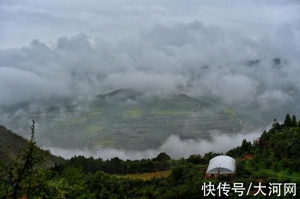 烟雨蒙蒙|大河网景｜河南灵宝：雨后初霁 宛如仙境