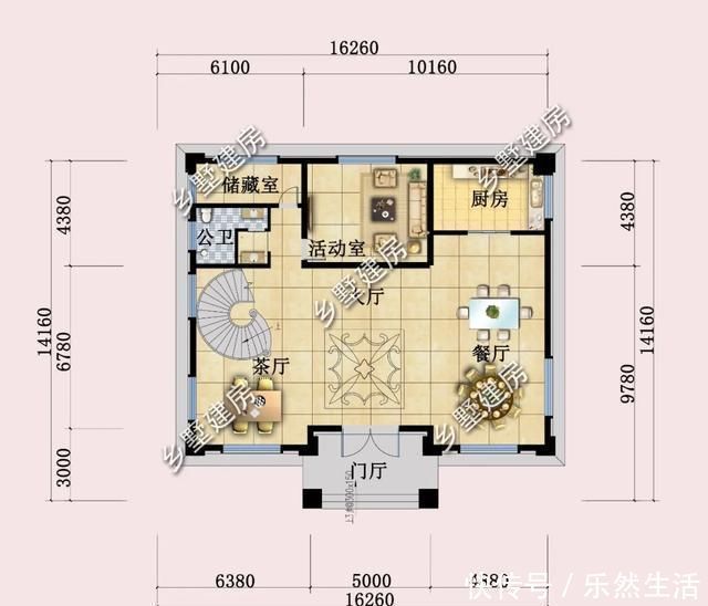 相邻|16X14米豪华四层别墅,设计格调满满,打造高品质农村生活
