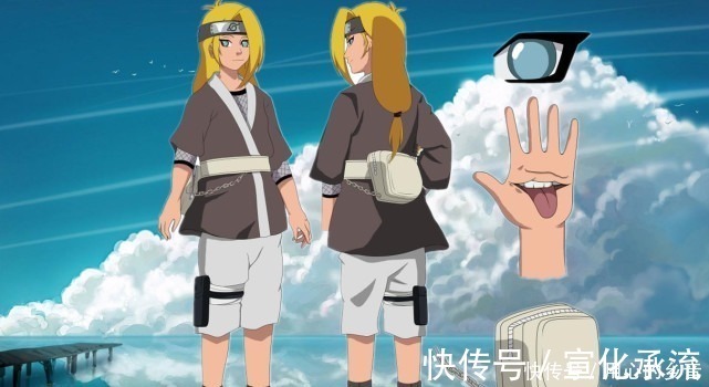 井野|火影番外井野与迪达拉成功牵手,小迪达拉传承了父母特点!