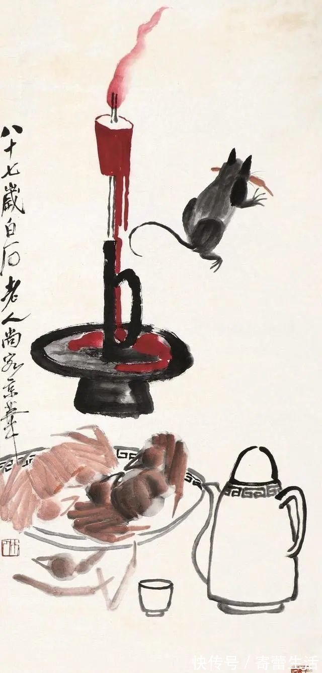 绘画！国画大师齐白石画中两个秘诀，一般画家难以企及