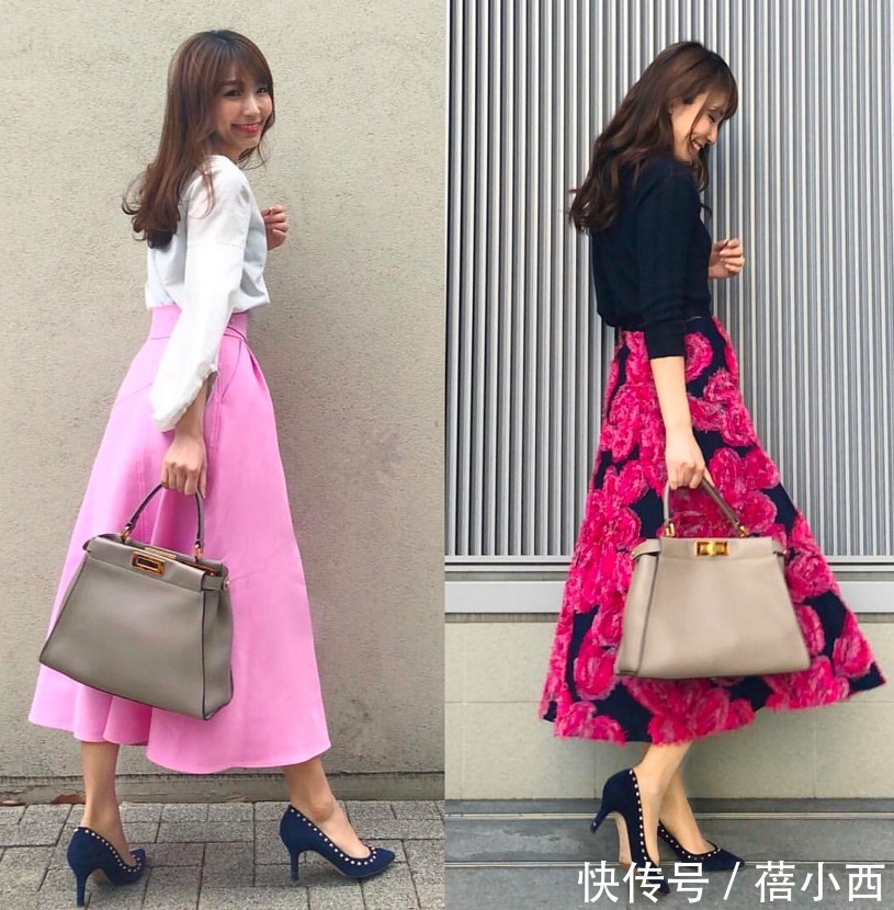 牛仔|真正有高级感的女人，早秋第1件单品首选“半身裙”，chic又洋气