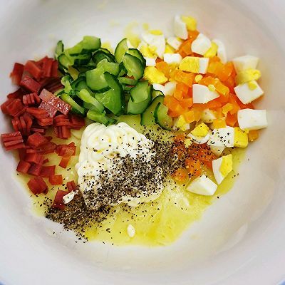 黄瓜|正宗日式土豆沙拉