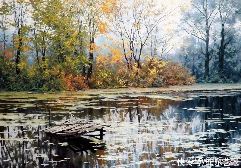 油画|「风景油画」安静的风景，唤醒了人们美好的感觉和回忆