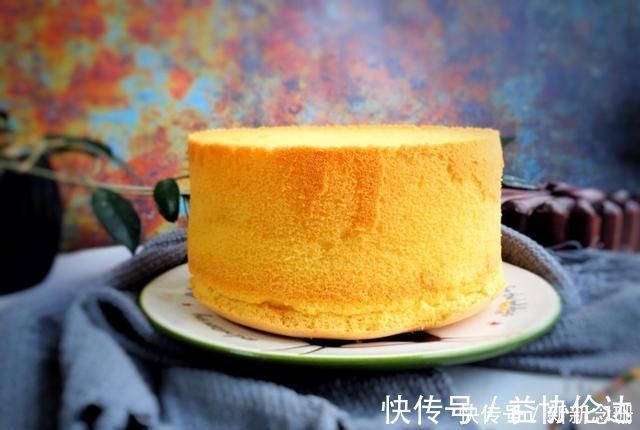 开裂|新手也会做的戚风蛋糕,不缩腰塌陷开裂,保证一次成功