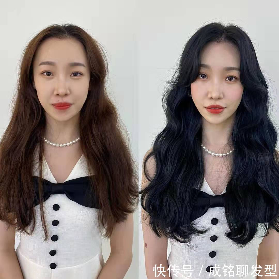 棕色系 漂染好看但太伤头发,今年流行不漂发的发色,洋气显白又有高级感