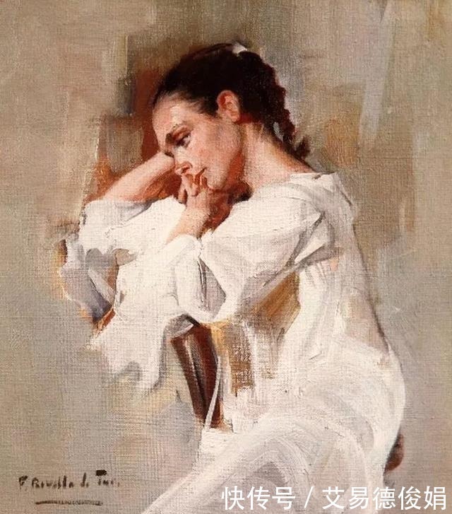 马拉加#他被指定为西班牙国王和王后的肖像画官方画师,擅长画美人