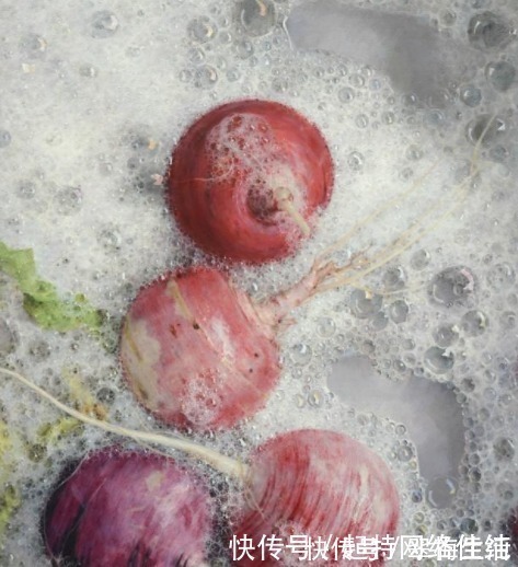 画物!他画萝卜拿了国际奖,画樱桃更饱满剔透,PK齐白石竟这般结果!