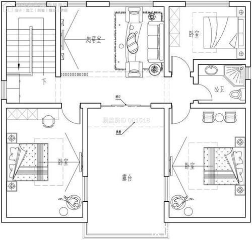 四层|11.3×11.7米新中式四层别墅,4个客厅这样的户型喜欢吗