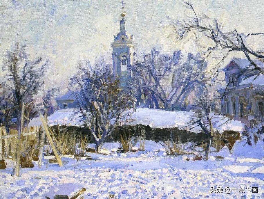美术学院#阿巴库莫夫:被誉为俄罗斯的金笔,其画笔下都是净化的世界