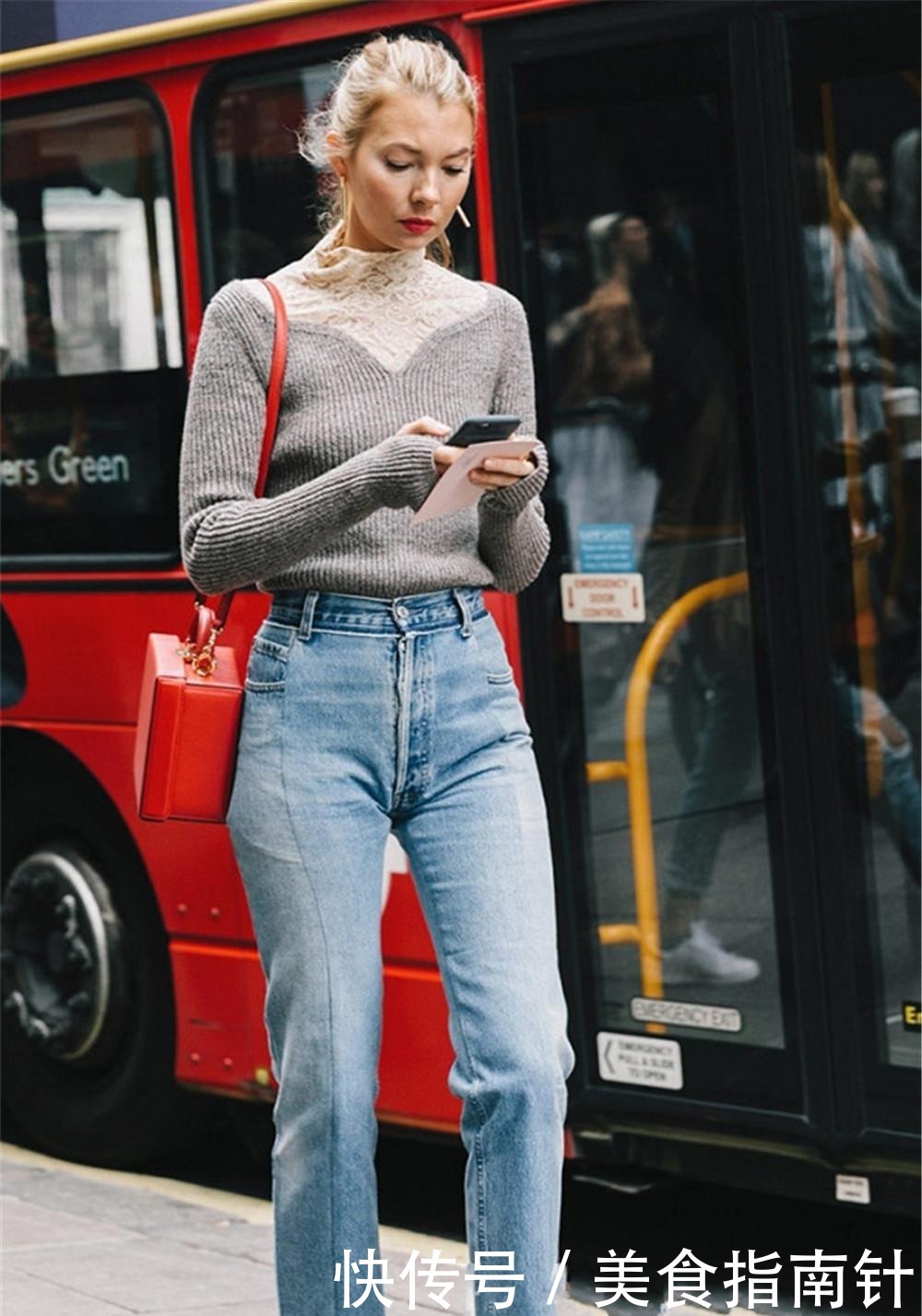 小个子|今年流行的新穿法“牛仔裤+高跟鞋”,显高又显腿长,小个子都爱