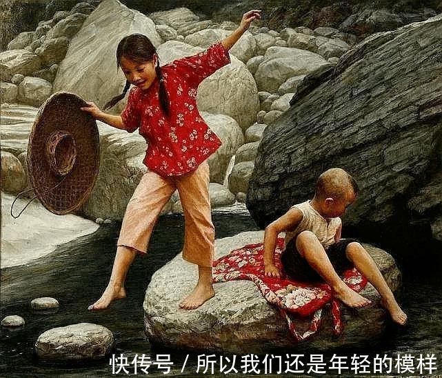中国农村&绝对硬实力,火遍全球的油画作品,承载了一代人的深刻记忆,张张感人至深~
