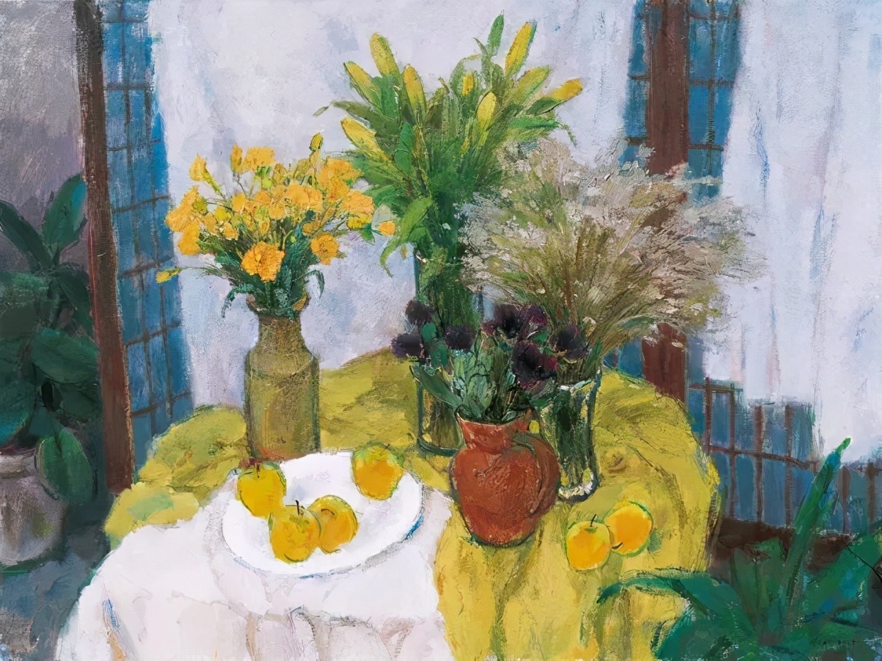 高级色彩,沈行工独特的诗意性油画