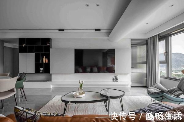 背景墙|越来越多人沙发不靠墙,往前挪动50cm,效果不是一般的大气、实用