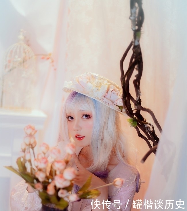 LOLITA装扮——粉红少女粉洛丽塔cosplay