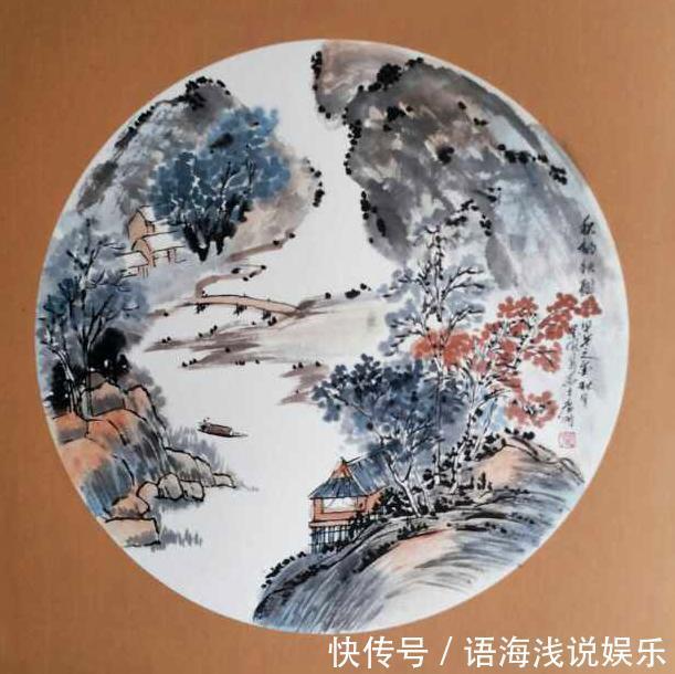 水墨画作#走进张广明先生的水墨画作,赏一场人间春色,盼一季硕果累累