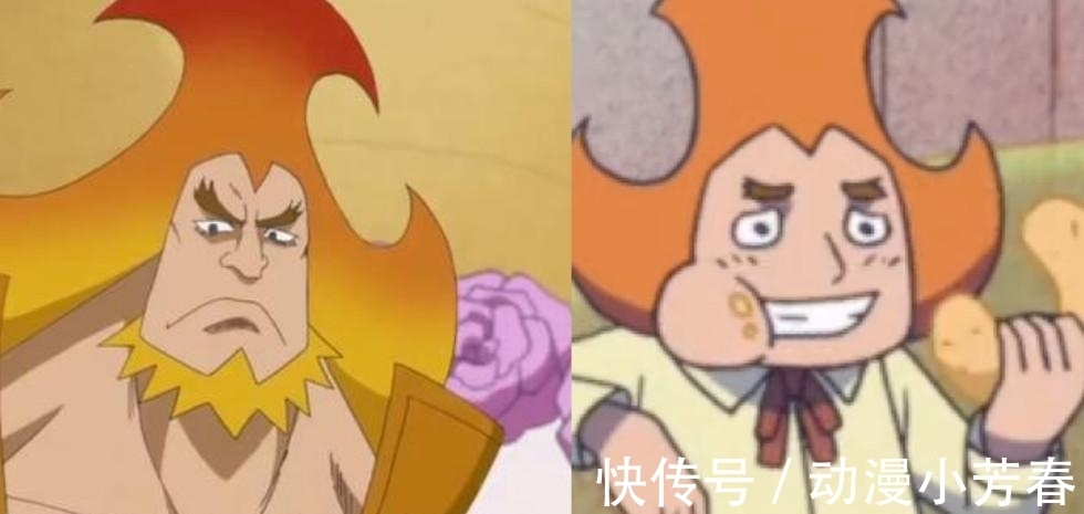 大叔|海贼王:大妈子女小时对比长大,大福变成不良大叔,布琳越来越美!