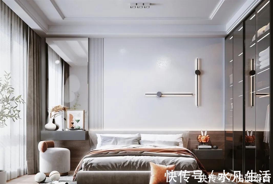 冷色系|别再大白墙了!卧室色彩搭配也可以很高级!