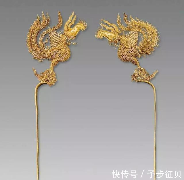头饰|古代黄金头饰再次引领潮流，传统精美的设计，释放经典工艺之美