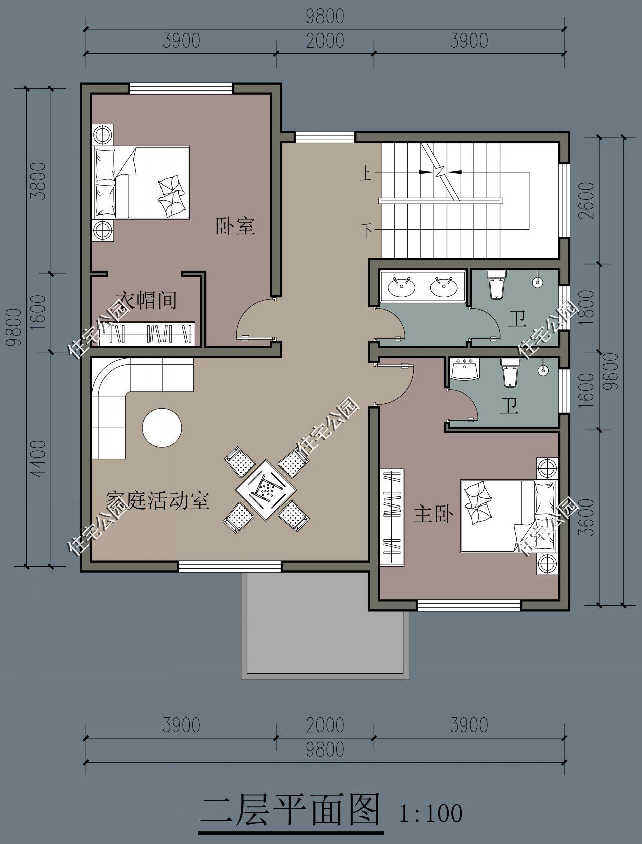 占地|精选10套三层户型图纸，占地面积均不足百平，尤其适合新农村修建