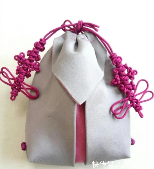 束口袋也能这么美，旧衣服就能做！旧物改造DIY手工布艺附教程
