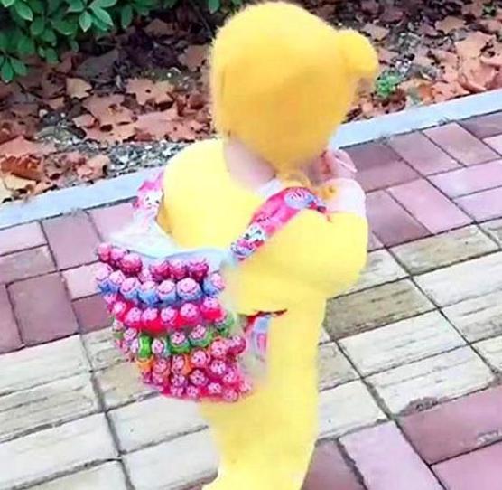 棒棒糖|宝宝上幼儿园，爸爸让他背这个书包，网友：想要同款书包