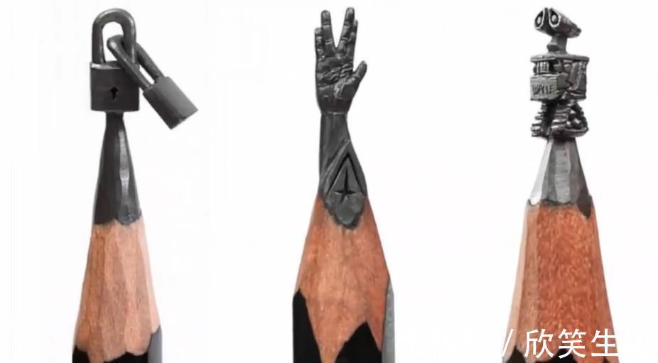 铅笔#铅笔也可以玩出3D感,看到成品,网友这削的不是铅笔,是艺术