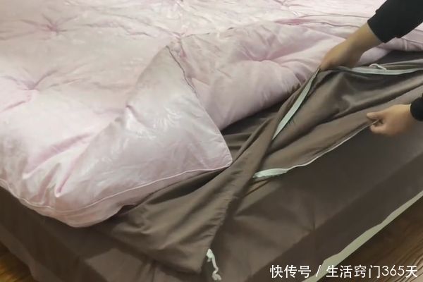 一个人|10多斤厚的被子，一个人1分钟就能轻松套好，我也是今天才学会