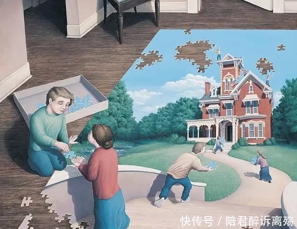 扭曲|14个心灵扭曲错觉绘画,看到的不一定是真的.....