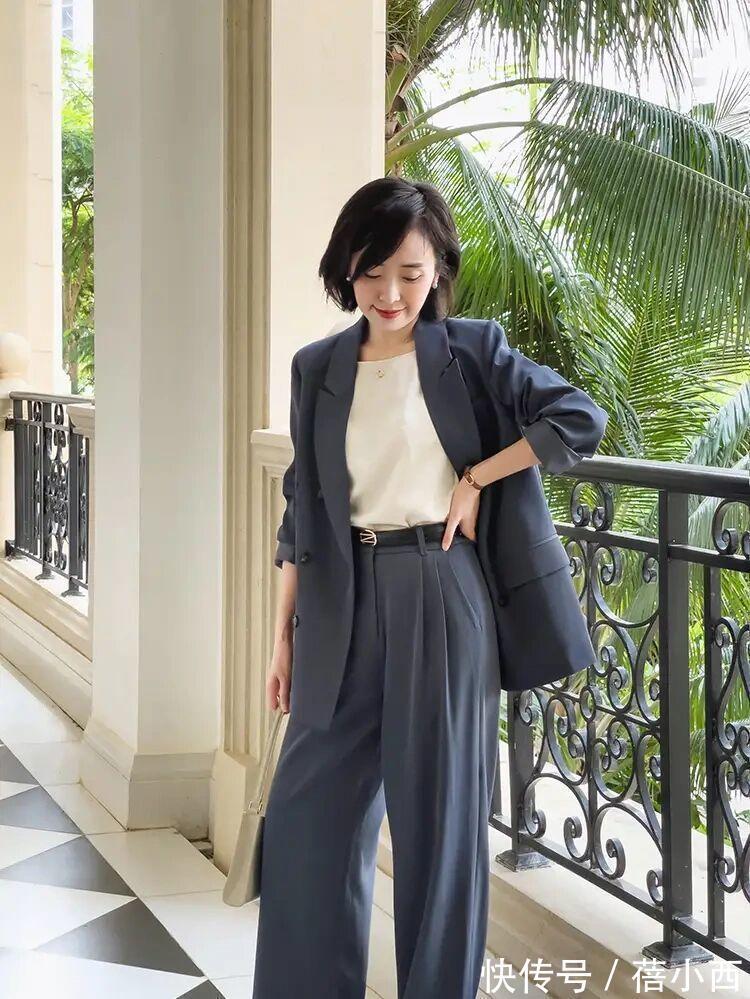 衬衫|秋季职场穿搭如何穿出高级感?衬衫、西装、半身裙搭配给你灵感