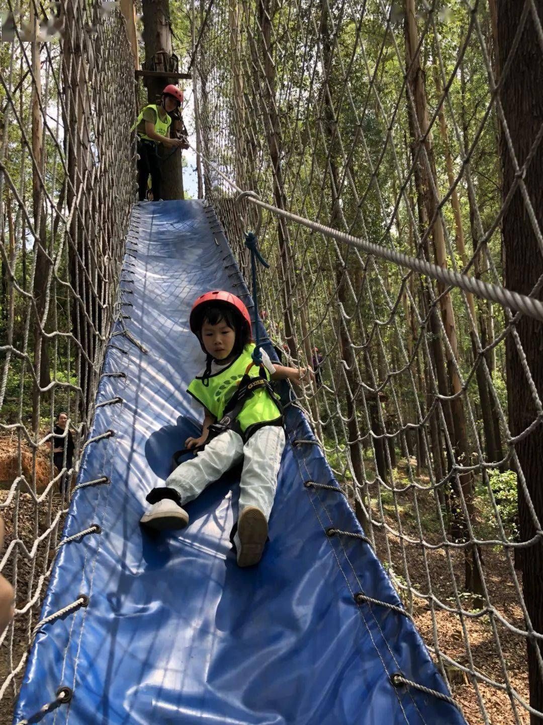 亲子大作战飞越丛林、默契考验……桥南街萌娃和父母户外拓展，尽享天伦之乐