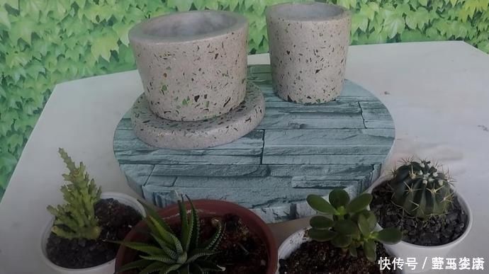陶瓷|旧啤酒瓶我要留着,砸碎了和水泥,做个水磨石花盆比陶瓷的好看