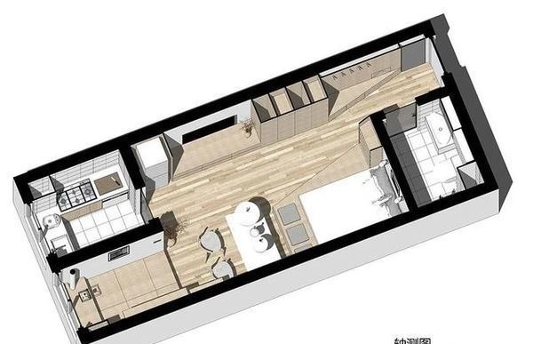 小户型|看到她家34㎡的小窝,我家130㎡瞬间就不香了,小户型住出了豪宅范