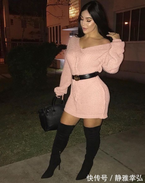 性感|她是132斤的大码模特，妖艳身材，让无数男人拜倒在她的包臀裙下
