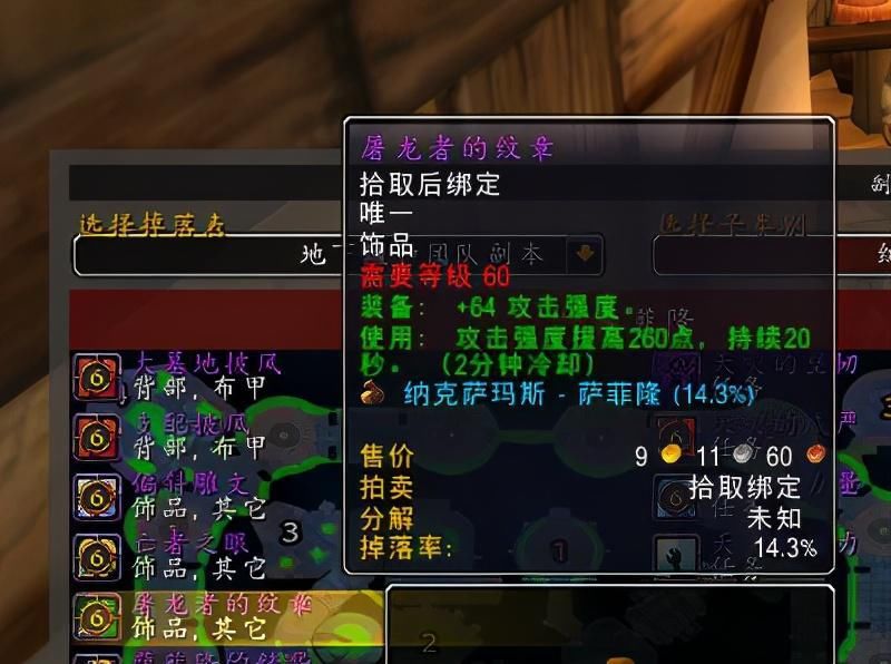 NAXX|魔兽怀旧服NAXX极品装备TOP10，每一个都价值过万