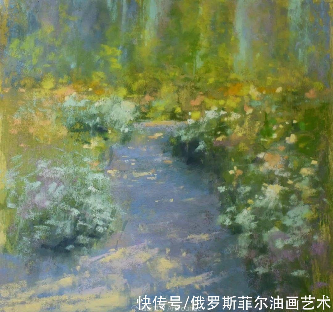 艺术家|美国当代粉彩艺术家贝萨尼·菲尔兹粉彩风景画作品欣赏