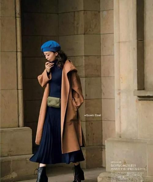 ?三木又把“驼色大衣”带火了，这样来搭，时髦保暖又显贵，真美