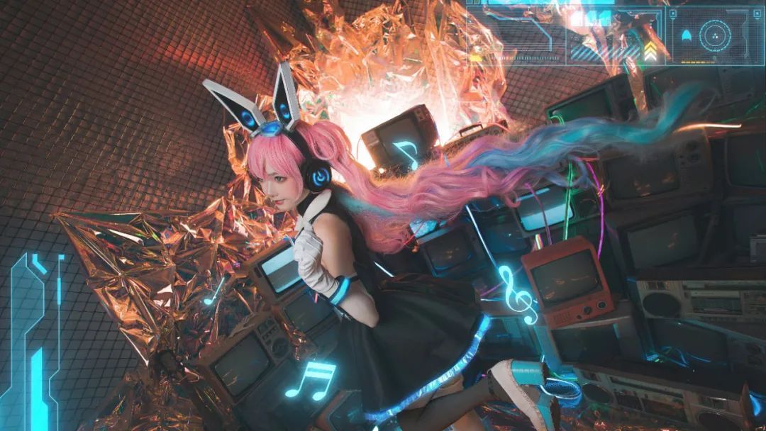 心灵骇客|cos:王者荣耀安琪拉-心灵骇客cos正片@北原美呆