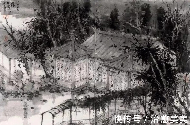 水墨山水画$中国美院|二十多年来,他的水墨山水画影响了众多青年创作者