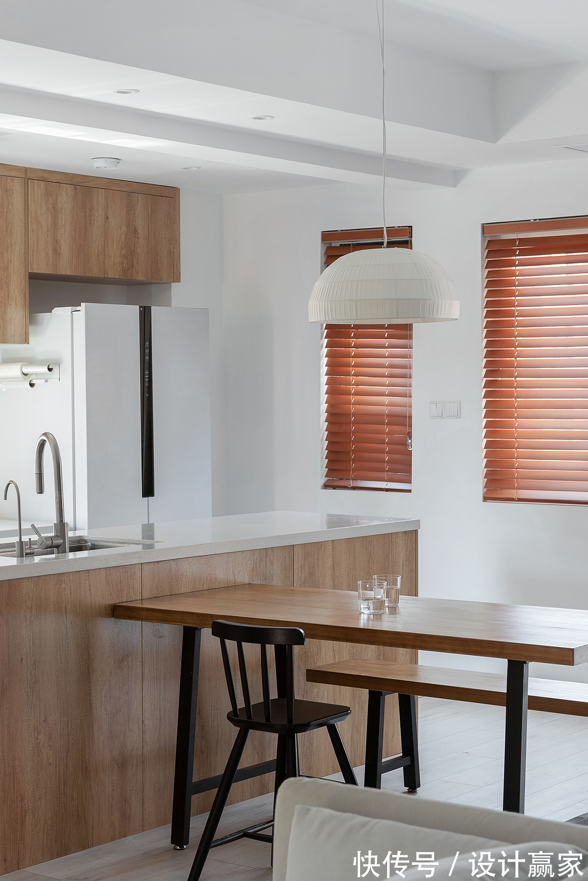 小清新|108㎡简约平层,温馨的日式小清新,生活工作两不耽误